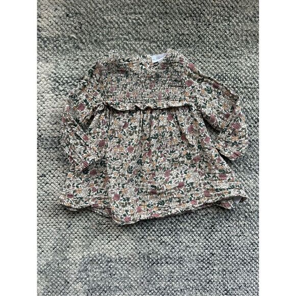 Angel Dear 6-12 Months Floral Baby Girl Bundle (Jumpsuit and Tunic with pants) - Picture 6 of 8